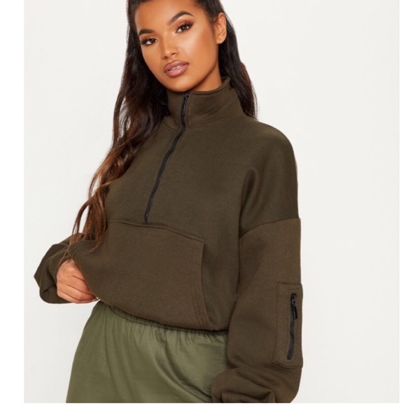 PrettyLittleThing Tops - Pretty little thing half zip